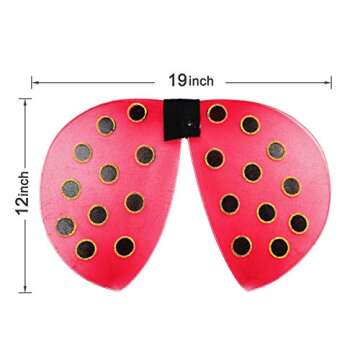 Danballto Ladybug Costume for Toddler Girls Tutu Wings Kids Halloween Costume for Girls Party Favo D...