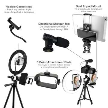 Acuvar Vlogging Kit: Professional Smartphone Accessories