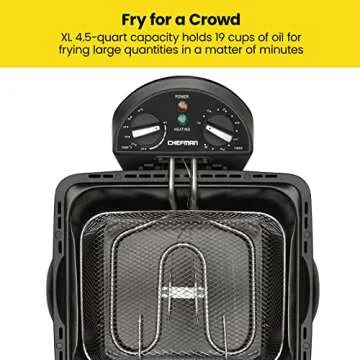 Chefman 4.5L Deep Fryer – Perfect for Family Meals
