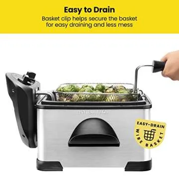 Chefman 4.5L Deep Fryer – Perfect for Family Meals