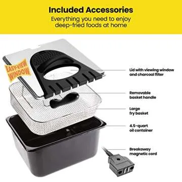 Chefman 4.5L Deep Fryer – Perfect for Family Meals