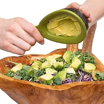 Versatile Stainless Steel Avocado Slicer and Peeler Tool