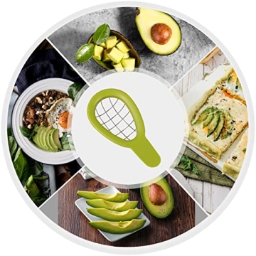 Versatile Stainless Steel Avocado Slicer and Peeler Tool