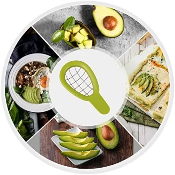 Versatile Stainless Steel Avocado Slicer and Peeler Tool