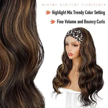 AISI Hair Wavy Headband Wig – Natural Look for Every Occasion
