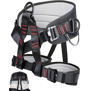 Ttechouter Adjustable Climbing Harness for Outdoor Safety