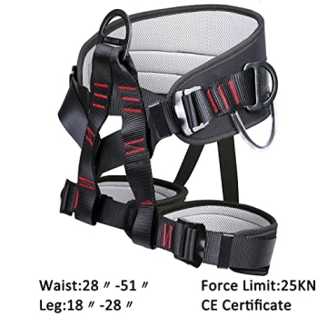 Ttechouter Adjustable Climbing Harness for Outdoor Safety