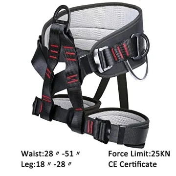 Ttechouter Adjustable Climbing Harness for Outdoor Safety