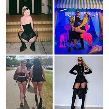 Stylish Rave Bottoms for Women – High Waisted Cute Shorts