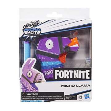Nerf Fortnite Llama Microshots Dart-Firing Toy Blaster - 2 Elite Darts