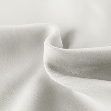 DWCN French Door Curtains with Adjustable Tieback for Privacy