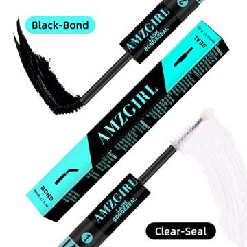 Lash Bond and Seal Eyelash Cluster Glue House of Lash Clusters Mascara Wand Glue 10ml Long Lasting 7...