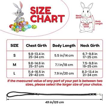 Rabbit Harness and Leash Bunny Stuff Rabbit Walking Harness Bunny Leash and Harness Small Bunny Esse...