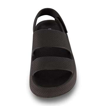 CUSHIONAIRE Women's Fuji Sandal: Adjustable Comfort Style