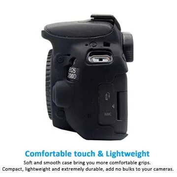 Easy Hood Case for Canon SL2 SL3 - Perfect Fit Silicone Cover