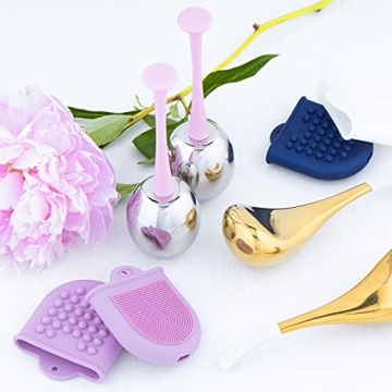 Mini Glow Silicone Facial Cleansing Brush and Massager
