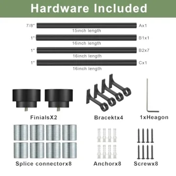 Adjustable Heavy-Duty Curtain Rods for Stylish Windows