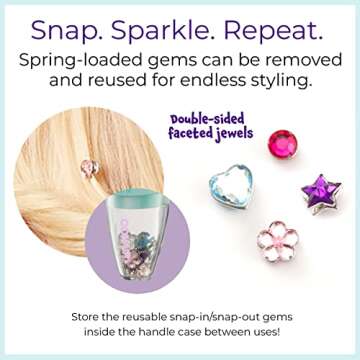 Conair Quick Gems Hair Jeweler for Fun Sparkling Hair