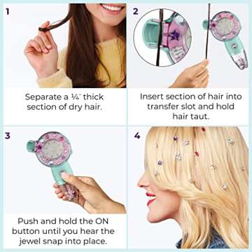 Conair Quick Gems Hair Jeweler for Fun Sparkling Hair
