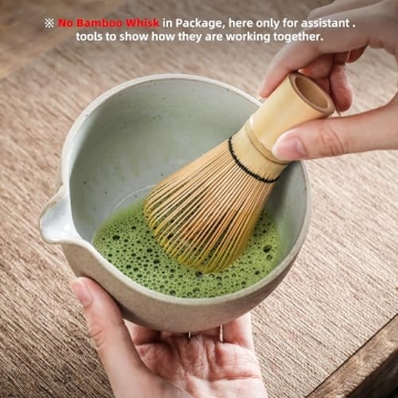 TEANAGOO Ceramic Matcha Bowl Set for Tea Lovers