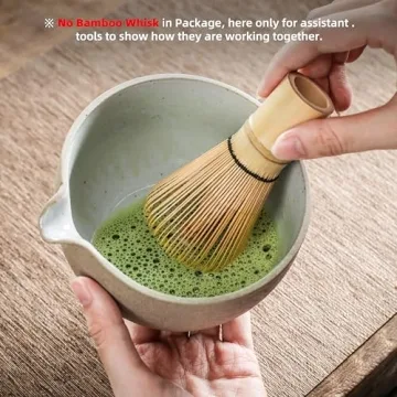 TEANAGOO Ceramic Matcha Bowl Set for Tea Lovers