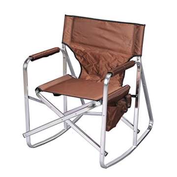 Stylish Camping Rocking Full Back Folding Chair
