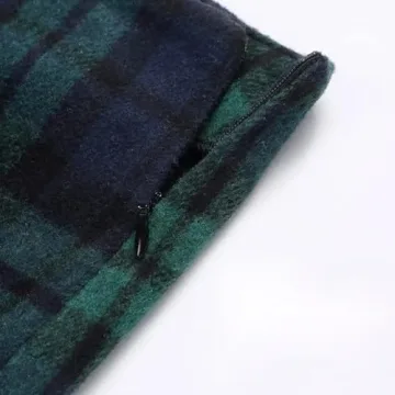 Stylish Women's Green Plaid Mini Skirt for Fall 2023
