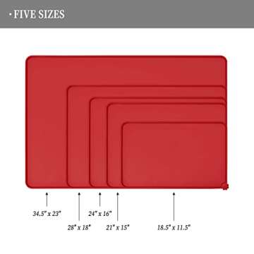 Reopet Waterproof Pet Feeding Mat: Stylish and Non-slip for Messy Drinkers