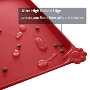 Reopet Waterproof Pet Feeding Mat for Cats and Dogs