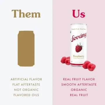 Sovány Organic Sparkling Water: Real Fruit, No Sugar