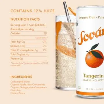 Sovány Organic Sparkling Water: Real Fruit, No Sugar