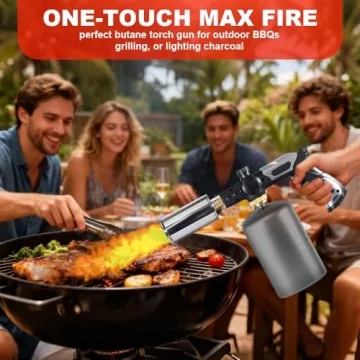 Saker Butane Torch Gun: Precision 3272°F Adjustable Flame for All Tasks