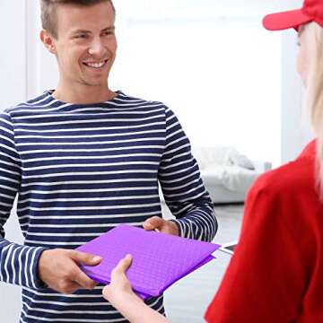 GSSUSA Bubble Mailers 6x10 Inches 50 Pack Usable Size 6x9" Padded Envelopes Small Bubble Mailer Padded Mailers Packaging Mailing Envelope Bags Self Seal Package Mail Packing Business Supplies, Purple