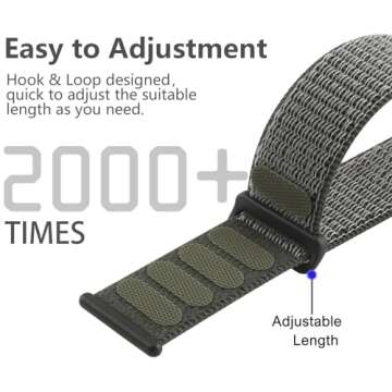 Lenrao Sport Nylon Bands for Apple Watch - Stylish & Comfortable