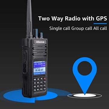 Ailunce HD1 - Rugged Dual Band DMR Radio with GPS