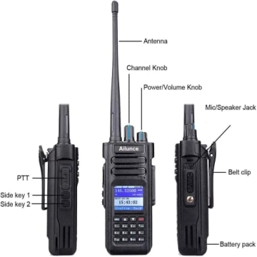 Ailunce HD1 - Rugged Dual Band DMR Radio with GPS