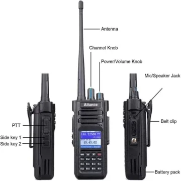 Ailunce HD1 - Rugged Dual Band DMR Radio with GPS