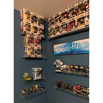 Cq Acrylic Floating Shelves - Clear Wall Storage for Decor