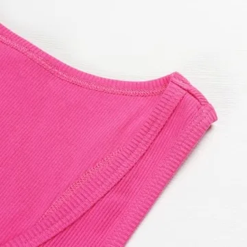 Artfish Women's Stylish Sleeveless Crop Tank Top