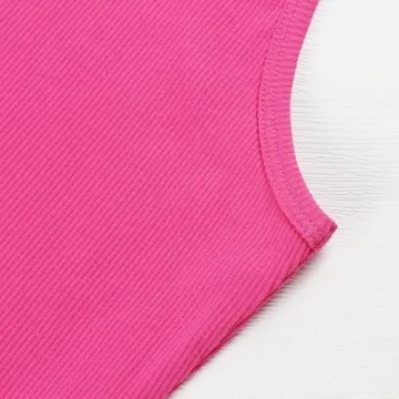 Artfish Women's Stylish Sleeveless Crop Tank Top