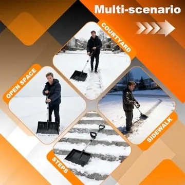 Ergonomic Snow Shovel for Comfortable Winter Clearing