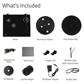 Fluance RT80 Classic High Fidelity Vinyl Turntable