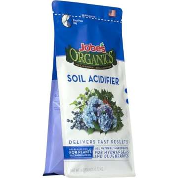 Jobe's Organics Granular Soil Amendment, Organic Soil Acidifier for Blueberry and Hydrangea Plants, ...