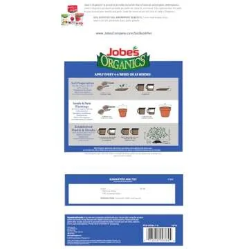 Jobe's Organics Granular Soil Amendment, Organic Soil Acidifier for Blueberry and Hydrangea Plants, 6 lbs Bag
