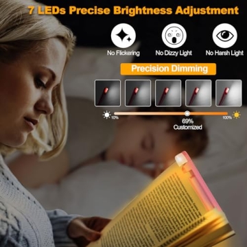 Rechargeable Clip-On Reading Light with 3 Colors