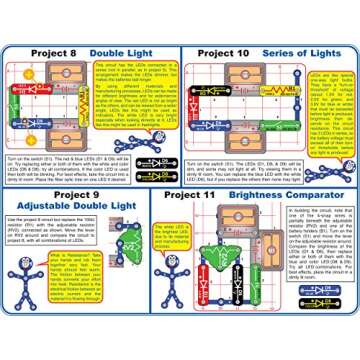 Elenco Electronics SCP-11 Snap Circuits LED Fun Science Kit