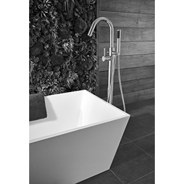 Pfister LG61MFD Modern Tub Filler Polished Nickel Water-Efficient