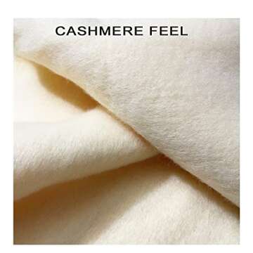 OUNIYA Large Chunky Scarf Oversized Fluffy Scarves Cashmere Feel Blanket Soft Big Wool Thick Winter Warm Women (green)