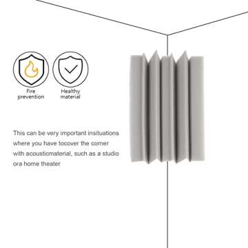 ERINGOGO Acoustic Foam Bass Traps for Improved Sound Quality