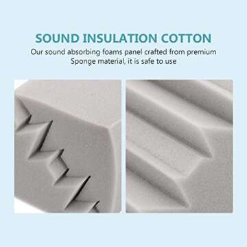 ERINGOGO Acoustic Foam Bass Traps for Improved Sound Quality